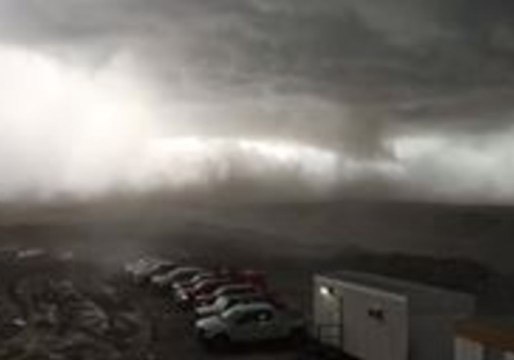 Ominous Storm Hits Estevan, Saskatchewan, Amid Tornado Warning