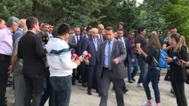 Bahçeli, Türkeş'in mezarını ziyareti sonrası açıklamalarda bulundu (1) - ANKARA