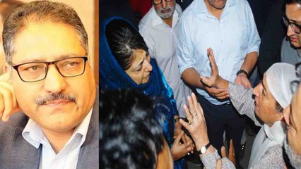 Journalist Shujaat Bukhari के परिवार से मिल रो पड़ी Mehbooba Mufti, कहा न्याय होगा | वनइंडिया हिन्दी