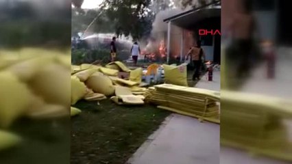 Muğla Engelliler Plajında Yangın Panik Yarattı