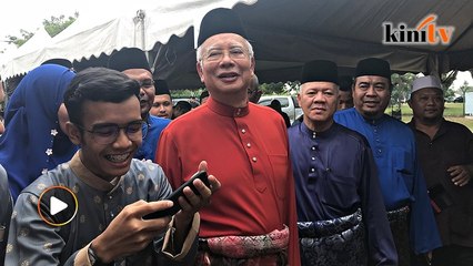 Najib sesuaikan diri dengan realiti, beraya di Pekan