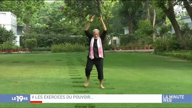 Le Premier Ministre Indien fait le buzz sur les réseaux sociaux en donnant des cours... de yoga ! Regardez