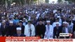 Tiranë, mijëra besimtarë myslimanë falin Fiter Bajramin në bulevardin 'Dëshmorët e Kombit'