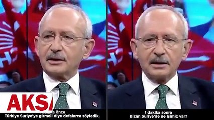 Kılıçdaroğlu�ndan unutulmayan Suriye çarkı