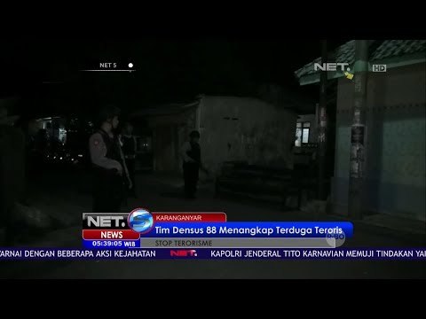 Tim Densus 88 Menangkap Terduga Teroris -NET5