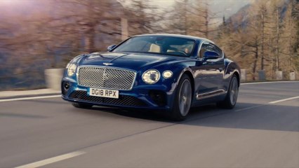 The new Bentley Continental GT in Sequin Blue