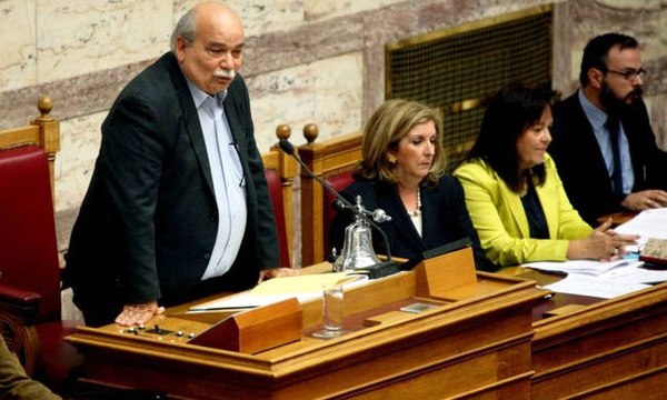 Η εισήγηση του Νίκου Βούτση για την αποβολή της Χρυσής Αυγής από τη Βουλή