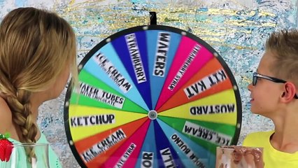 MYSTERY WHEEL OF ICE CREAM SUNDAE CHALLENGE!!