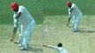 India vs Afghanistan Test : Umesh Yadav dismisses Mohammad Shahzad for 13 runs | वनइंडिया हिंदी