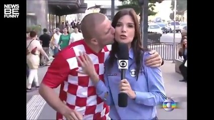 Best kissing news bloopers