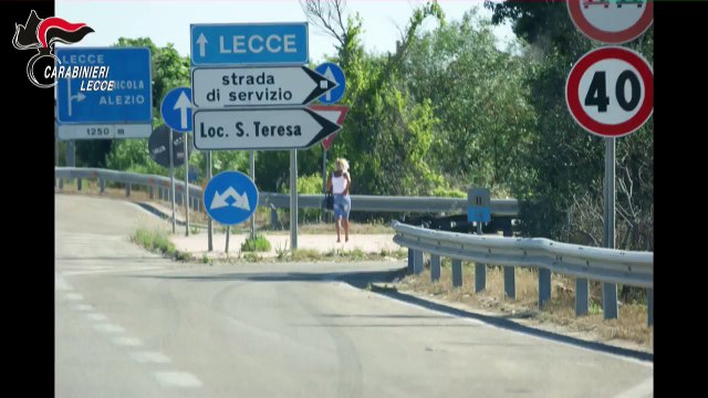 Puglia: accompagnava le prostitute al lavoro , filmato ed arrestato. Ecco le immagini che lo incastrano