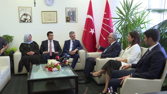 Siyasi partilerde bayramlaşma - BBP heyetinden CHP'ye ziyaret - ANKARA