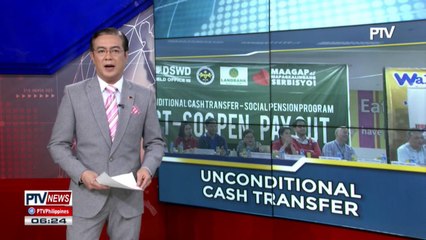 Unconditional cash transfer grant para sa senior citizens, ipinamahagi