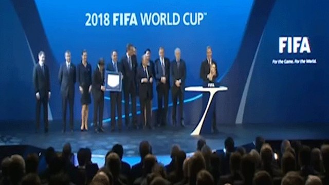 Mondial 2018: Revivez l'attribution de la coupe du monde à la Russie
