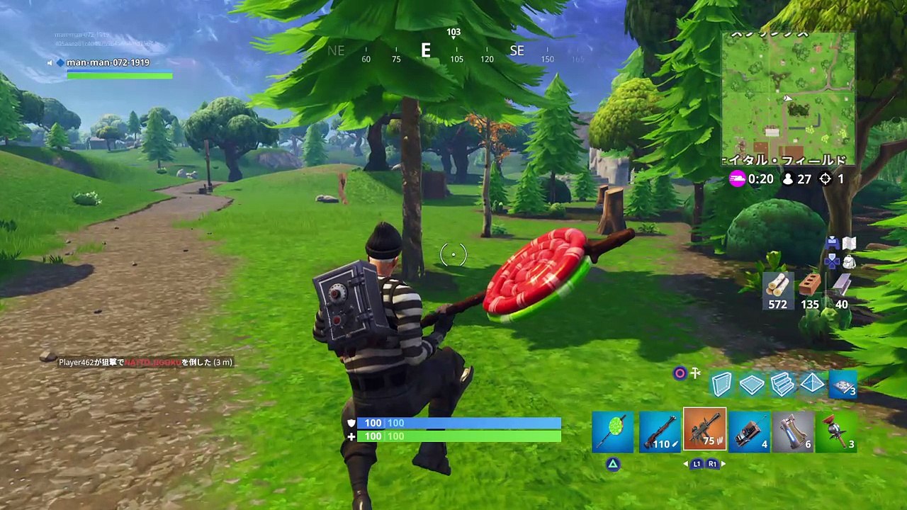 Fortnite_放置からのスナイパービクロイ！