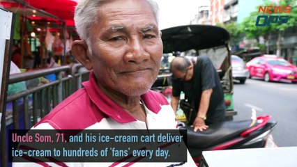 Sky Ice-cream In Bangkok, Thailand