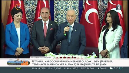 MHP'de bayramlaşma töreni