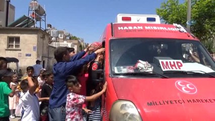 Kilis'te Top Kapma İzdihamı