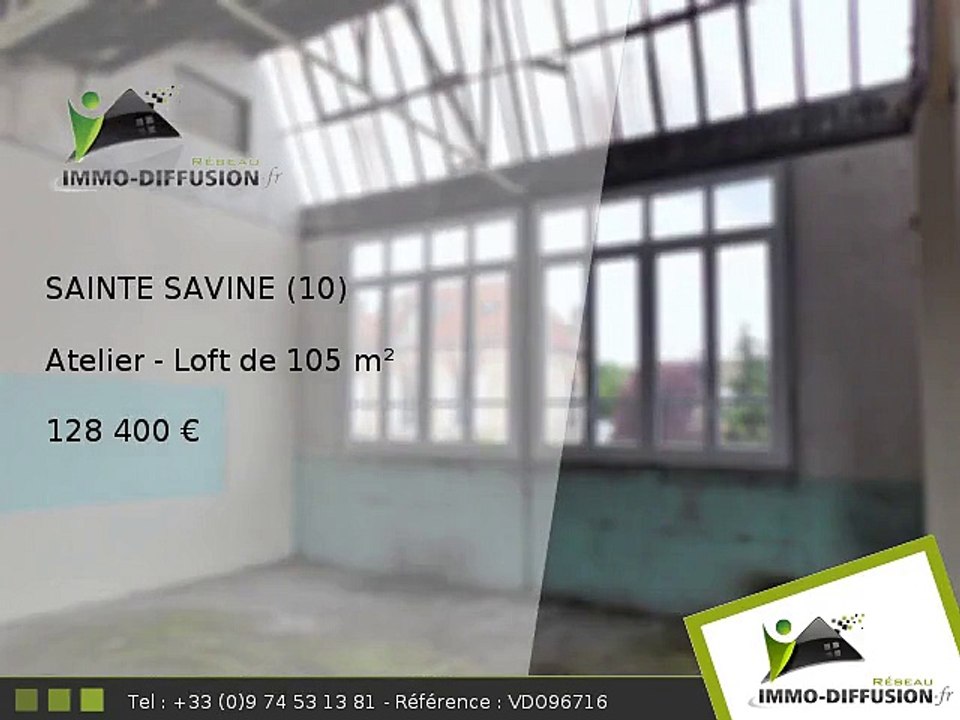 Atelier - Loft A vendre Sainte savine 105m2 - Proche Mairie