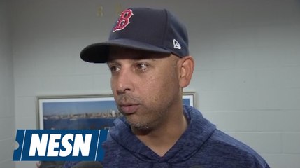 Alex Cora addresses the Red Sox 2-1 win over the Mariners