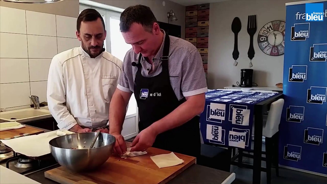 France Bleu Pays d'Auvergne vous offre votre premier cours de cuisine en vidéo ! Sixième étape : la préparation des feuilles de brick