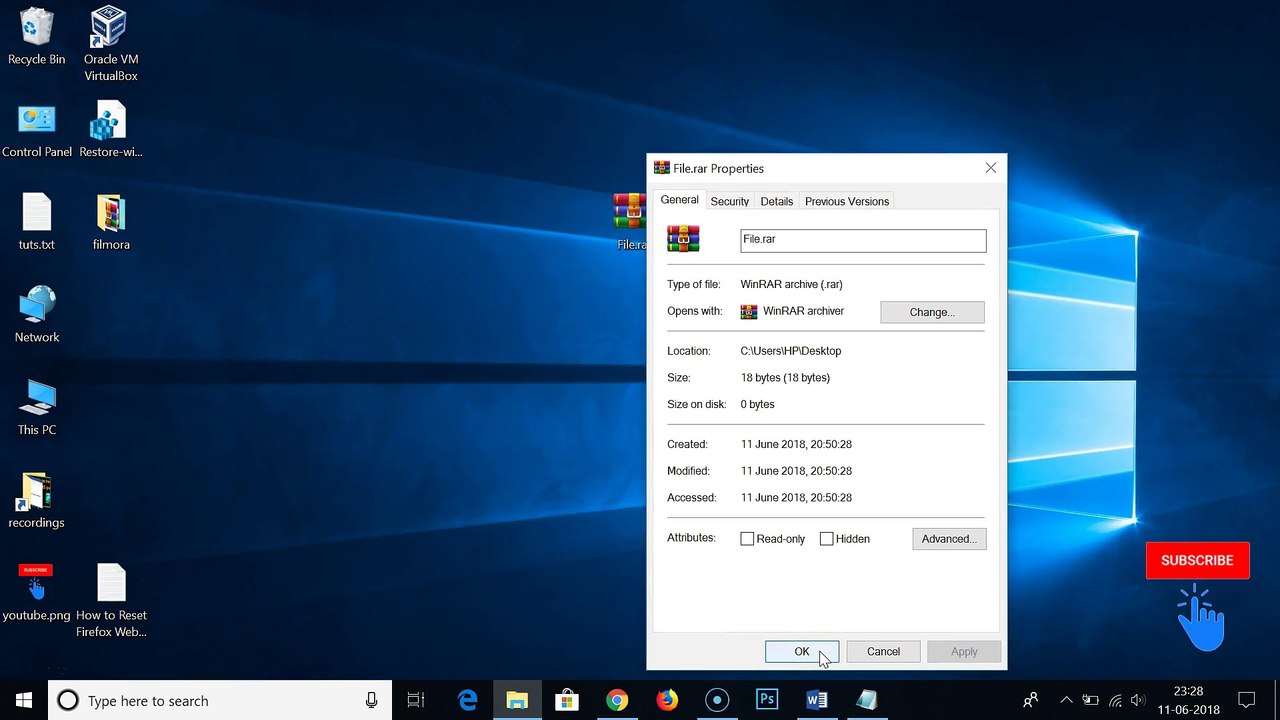 How to Change File Association to Unknown Program in Windows 10?