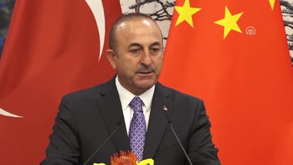 Çavuşoğlu-Vang Basın Toplantısı (1) - Pekin