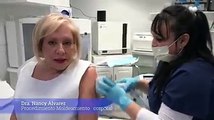 Exilipo es un moderno sistema que combina radiofrecuencia y ultrasonido en un solo dispositivo para eliminar los depósitos de grasa no deseados en el abdomen, b