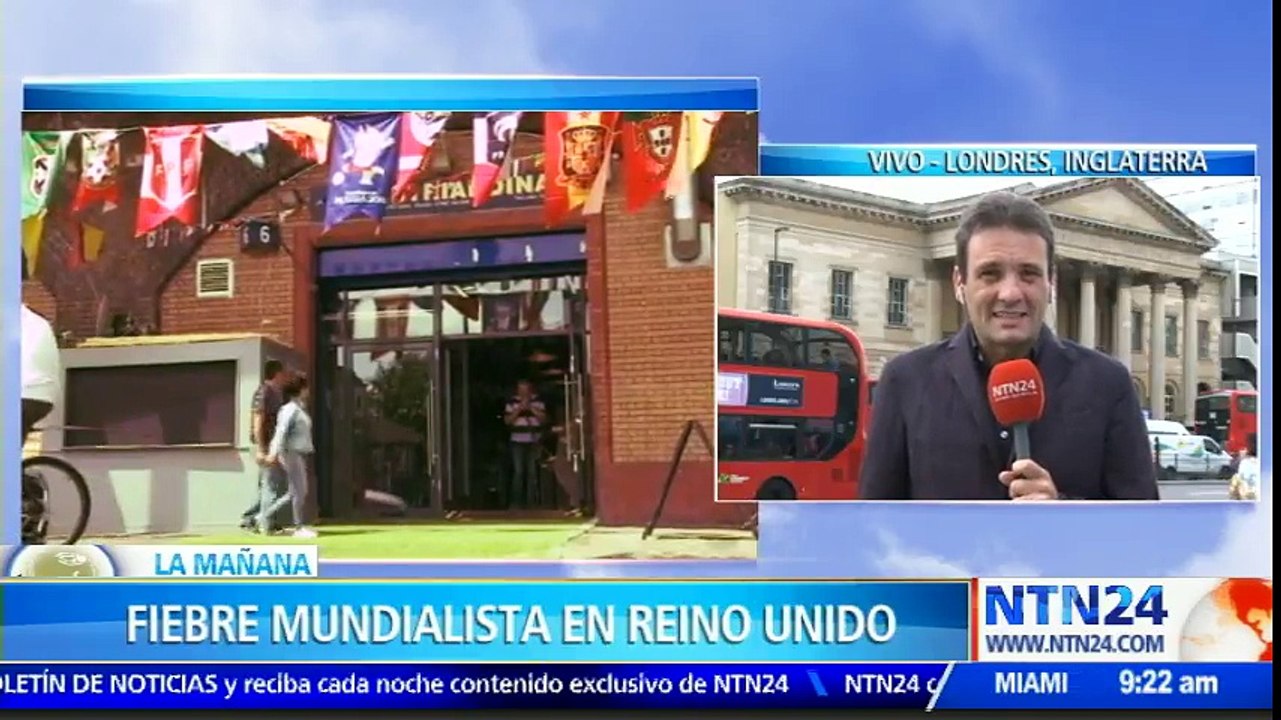 Colombianos en Reino Unido viven la fiesta del Mundial de Rusia 2018