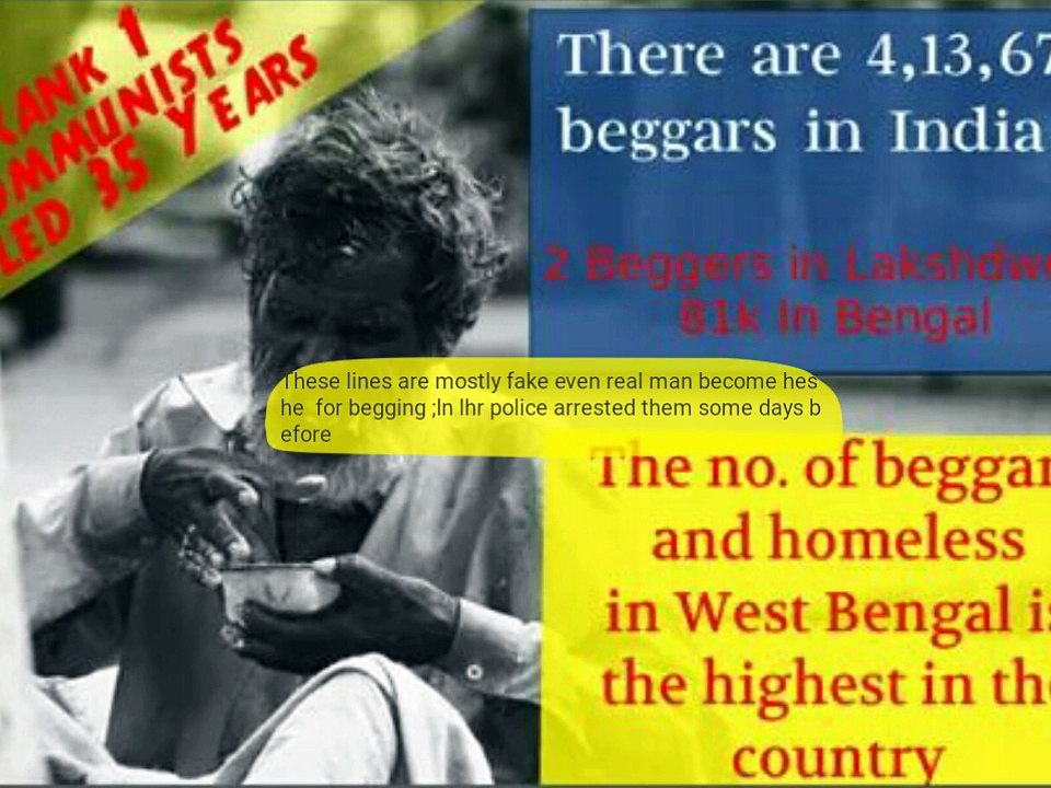 Beggars are richer than us