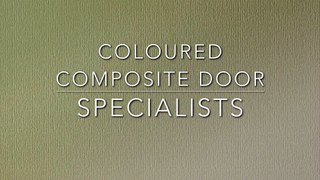 COLOURED COMPOSITE FRONT DOOR SPECIALISTS IN CAERPHILLY SOUTH WALES