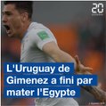 Coupe du monde 2018 : L’Uruguay a fini par battre l’Egypte