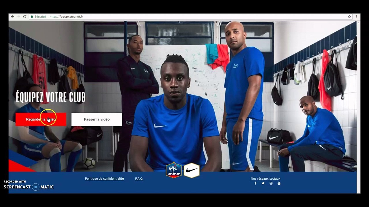 Dotation Nike aux clubs amateurs !