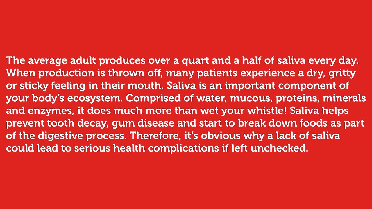 Dry Mouth And All Its Woes