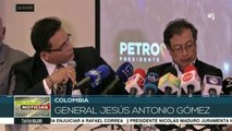 Oficiales retirados en Colombia expresan su apoyo a Gustavo Petro