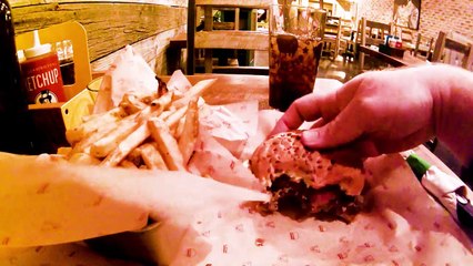 Amazing Country Bacon Beef Burger at Bareburger
