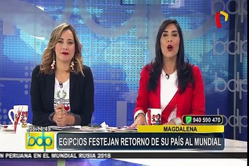 Magdalena: hinchas de Egipto festejan retorno de su país al Mundial