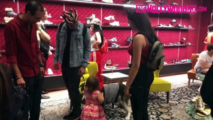 Nicolette Gray & Swaggy Wolfdog Hit Gucci On Rodeo Dr. For New Music Video Accessories