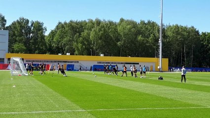 Entraînement des Diables rouges