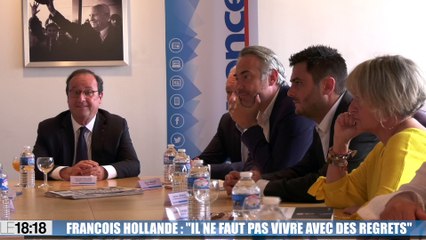 François Hollande face aux lecteurs de La Provence : "Il ne faut pas vivre avec des regrets"