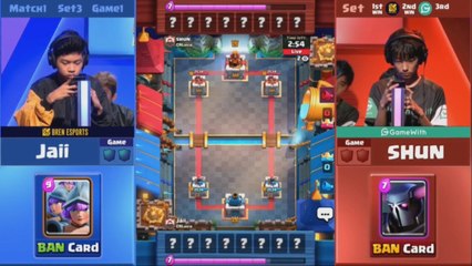 [Match 1] Bren Esports vs GameWith 3set 180615 - 클래시 로얄 리그 아시아 (CRL)