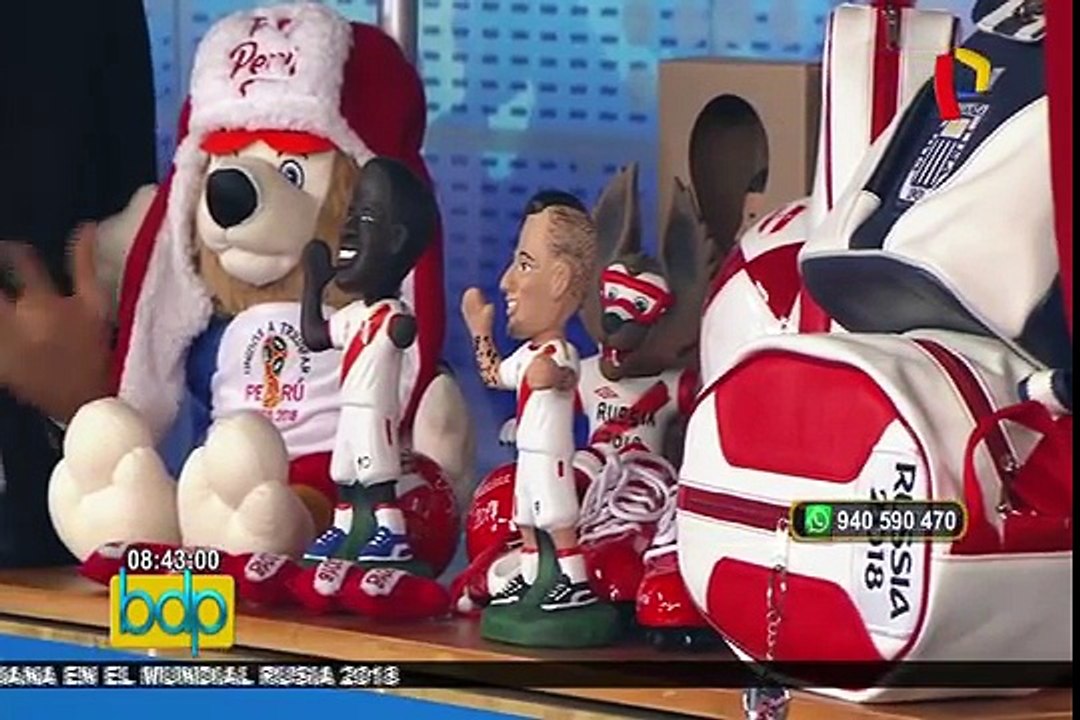 Internos ofrecen productos alusivos al Mundial Rusia 2018