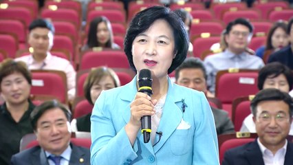 [현장영상] 추미애 대표 "국민의 승리...겸손하게 과제 수행할 것" / YTN