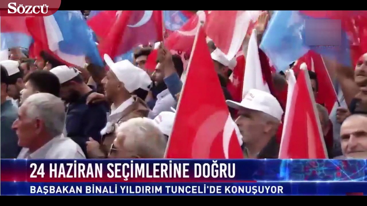 Başbakan Binali Yıldırım, Tunceli'deki mitinginde, "Tamam mı" diye seslendi.