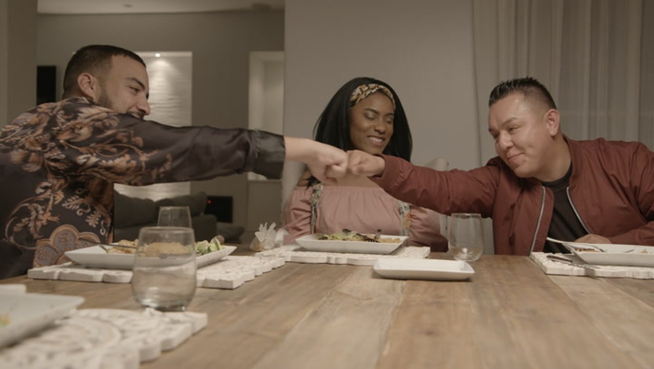 French Montana has dinner with undocumented students [Mic Archives]