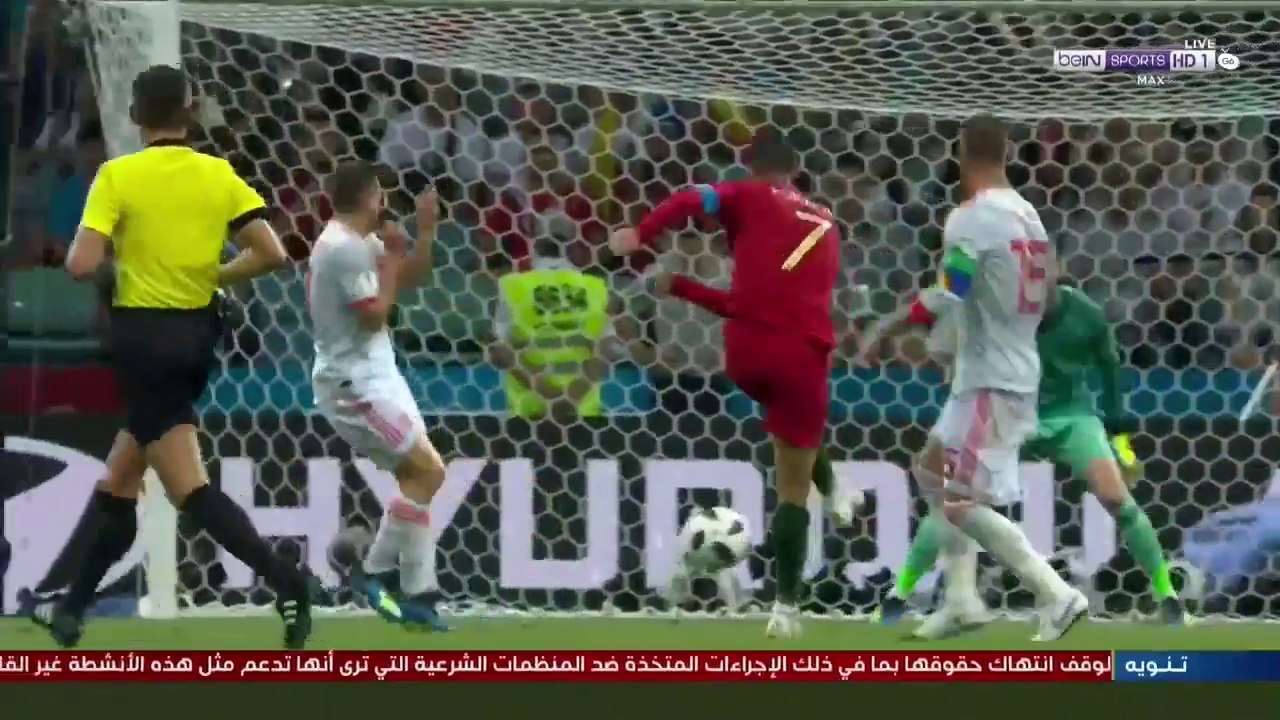 ملخص اسبـ ـانـ ـيا والبـ ـرتـ ـغال 3-3 هاتريك المدمر رونـ ـالدو - مباراة مجنووونة جدا 15-6-2018
