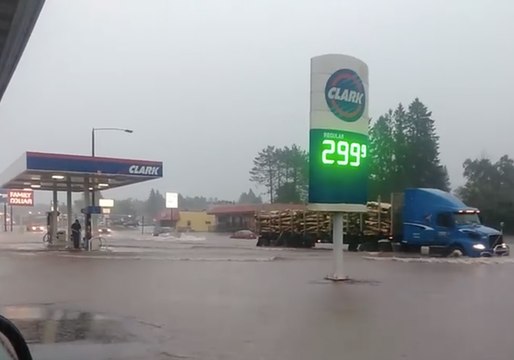 Flash Flooding Inundates Ironwood With Over 4-Inches of Rain