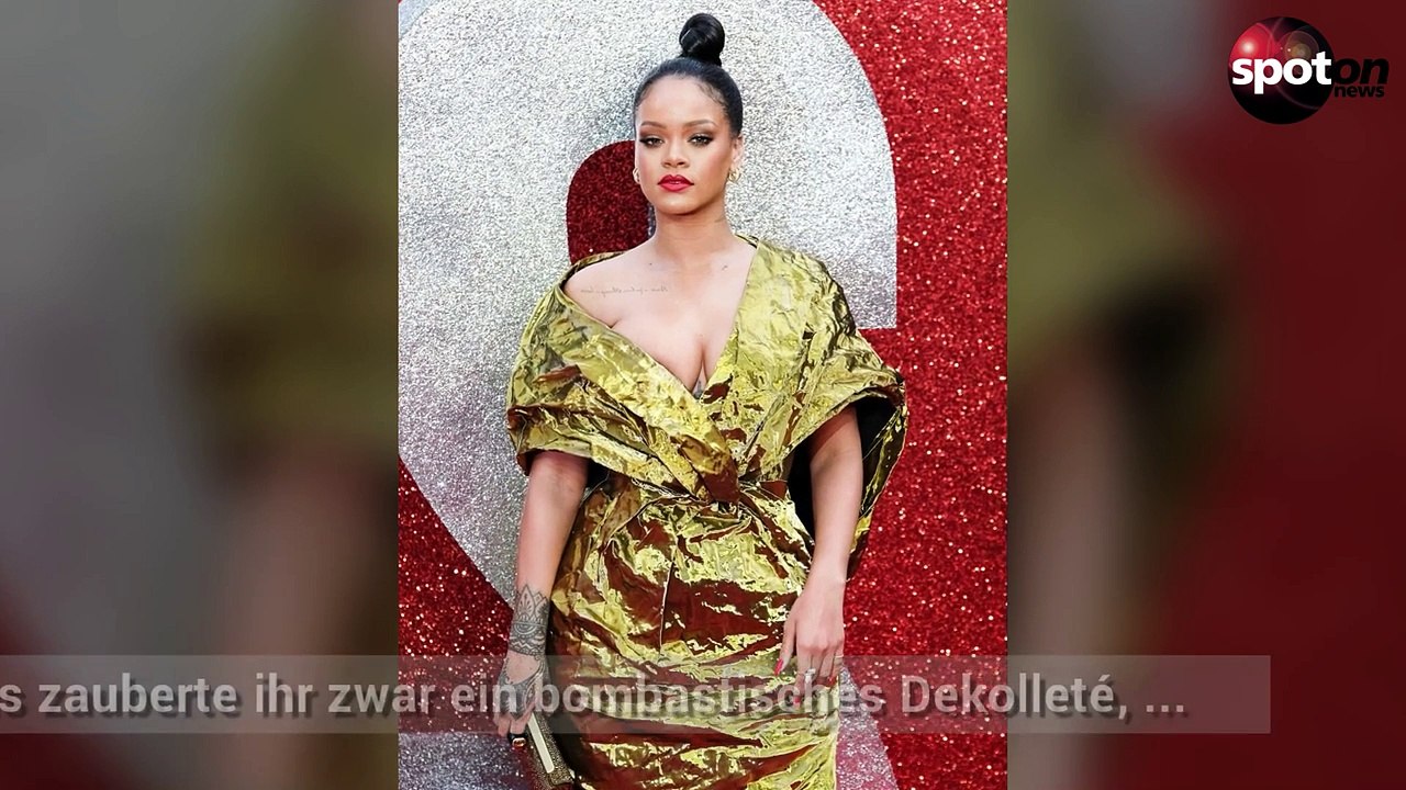 Das war knapp! Sexy Rihanna entgeht einem Busenblitzer