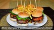 Mini Burgers with Caramelized Onion - Easy Beef & Pork Hamburger Recipe