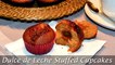 Dulce de Leche Stuffed Cupcakes - Easy Homemade Dulce de Leche Cupcake Recipe from Scratch